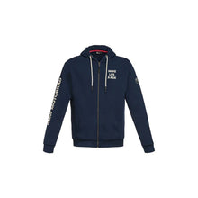 Charger l&#39;image dans la galerie, SWEAT À CAPUCHE ET FERMETURE ÉCLAIR MAKE LIFE A RIDE BLEU FONCE HOMME
