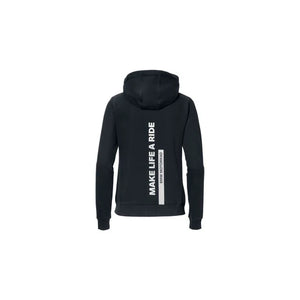 SWEAT À CAPUCHE ET FERMETURE ÉCLAIR MAKE LIFE A RIDE DAME (différents coloris)