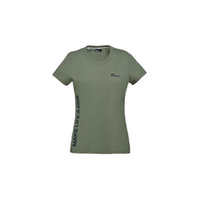 Charger l&#39;image dans la galerie, T-SHIRT MAKE LIFE A RIDE VERT DAME
