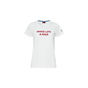 T-SHIRT MAKE LIFE A RIDE DAME (différents coloris)